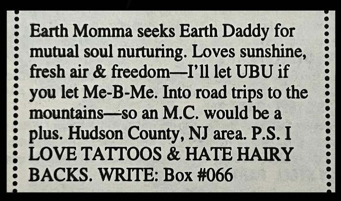 72 Personal Ads From The Past That Show How People Looked For Love Before Dating Apps 72 Personal Ads From The Past That Show How People Looked For Love Before Dating Apps