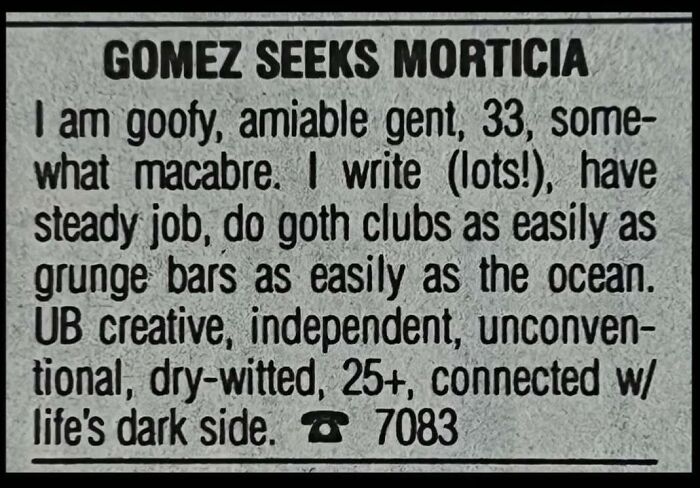 72 Personal Ads From The Past That Show How People Looked For Love Before Dating Apps 72 Personal Ads From The Past That Show How People Looked For Love Before Dating Apps