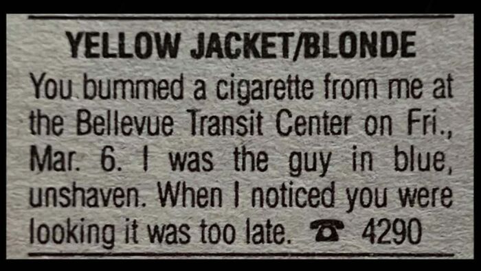 72 Personal Ads From The Past That Show How People Looked For Love Before Dating Apps 72 Personal Ads From The Past That Show How People Looked For Love Before Dating Apps