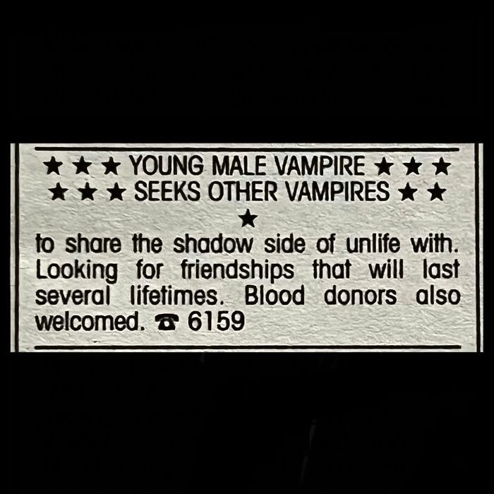72 Personal Ads From The Past That Show How People Looked For Love Before Dating Apps 72 Personal Ads From The Past That Show How People Looked For Love Before Dating Apps