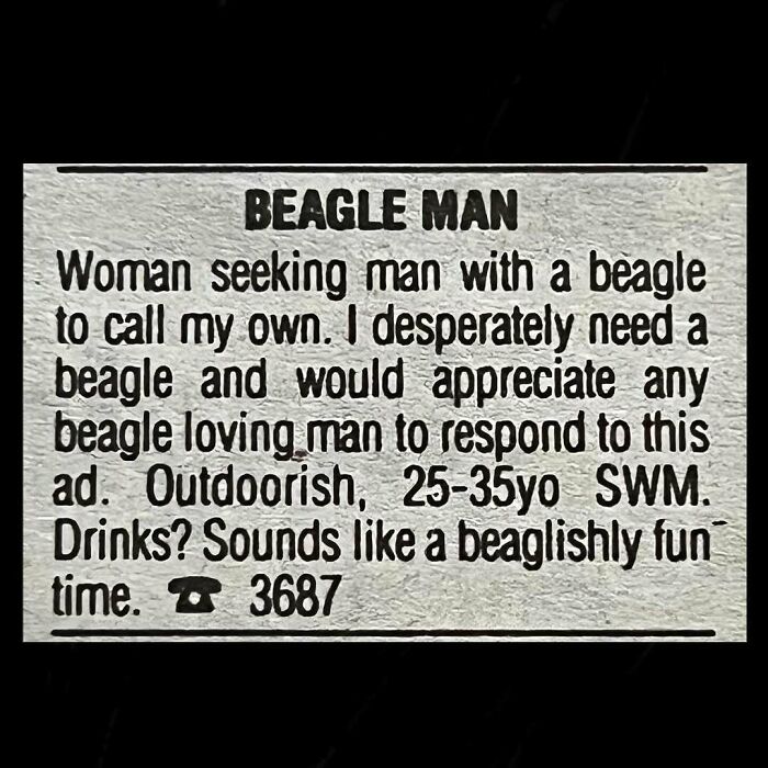 72 Personal Ads From The Past That Show How People Looked For Love Before Dating Apps 72 Personal Ads From The Past That Show How People Looked For Love Before Dating Apps