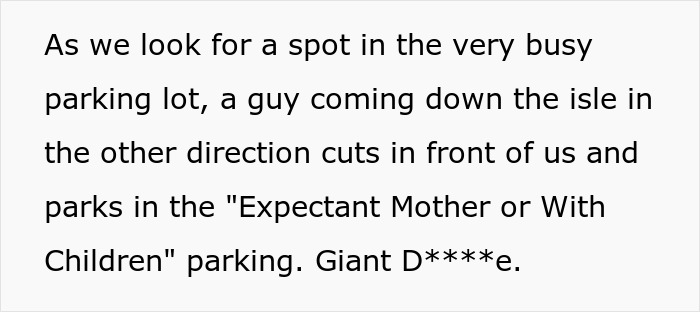 Man Steals A Family Parking Spot And Tells One Lie That Makes The Situation Much More Serious Man Steals A Family Parking Spot And Tells One Lie That Makes The Situation Much More Serious