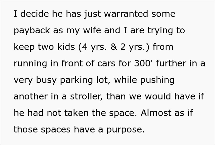 Man Steals A Family Parking Spot And Tells One Lie That Makes The Situation Much More Serious Man Steals A Family Parking Spot And Tells One Lie That Makes The Situation Much More Serious