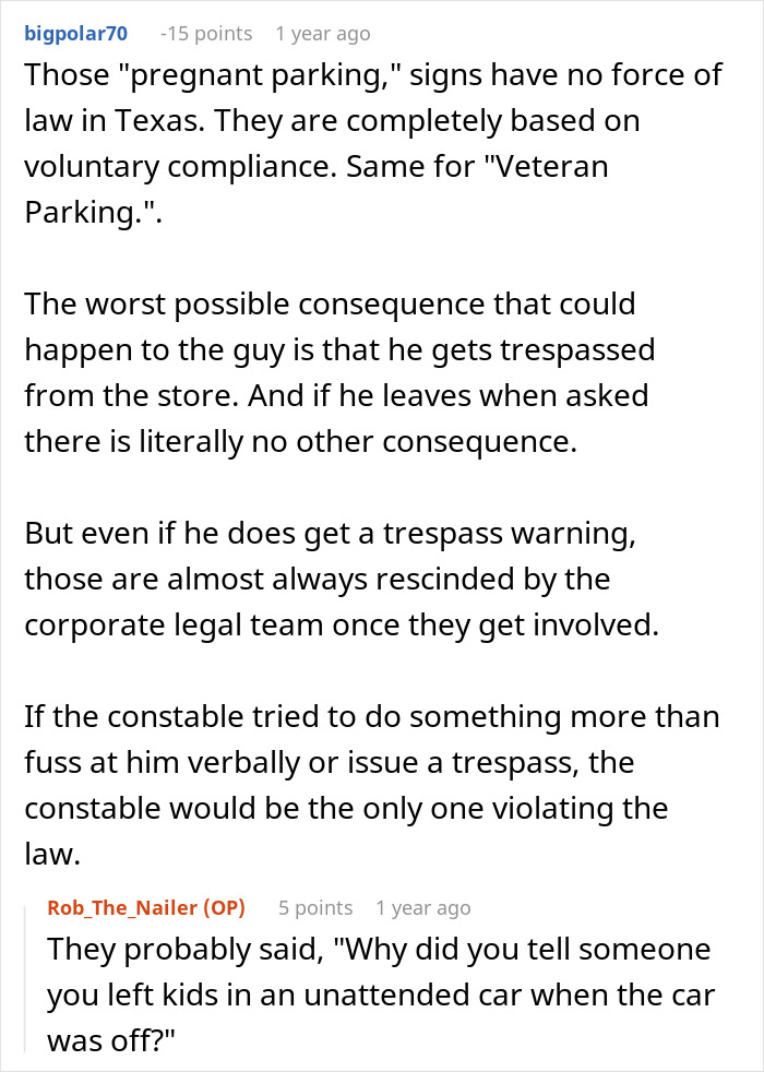 Man Steals A Family Parking Spot And Tells One Lie That Makes The Situation Much More Serious Man Steals A Family Parking Spot And Tells One Lie That Makes The Situation Much More Serious