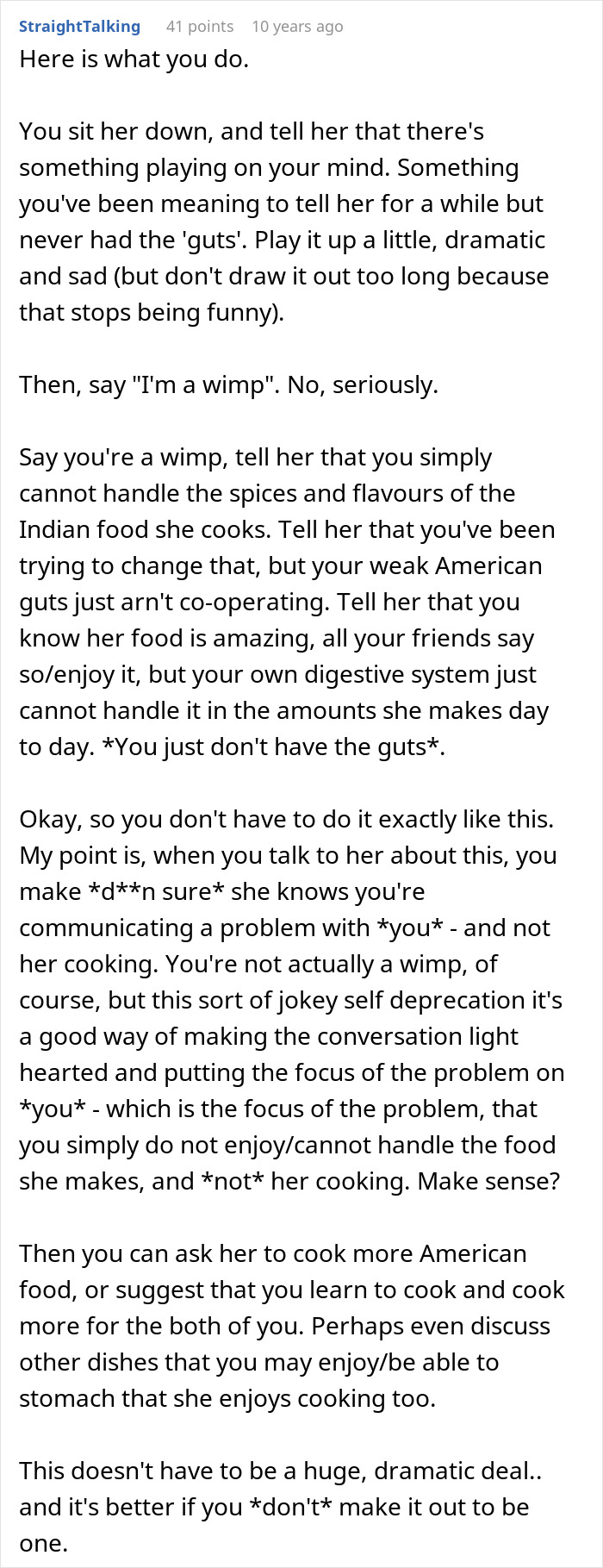 Man’s Dislike For Wife’s Cultural Cuisine Comes To Light, Changes Their Relationship Dynamic Man’s Dislike For Wife’s Cultural Cuisine Comes To Light, Changes Their Relationship Dynamic