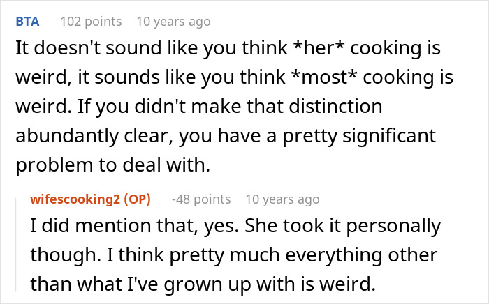 Man’s Dislike For Wife’s Cultural Cuisine Comes To Light, Changes Their Relationship Dynamic Man’s Dislike For Wife’s Cultural Cuisine Comes To Light, Changes Their Relationship Dynamic