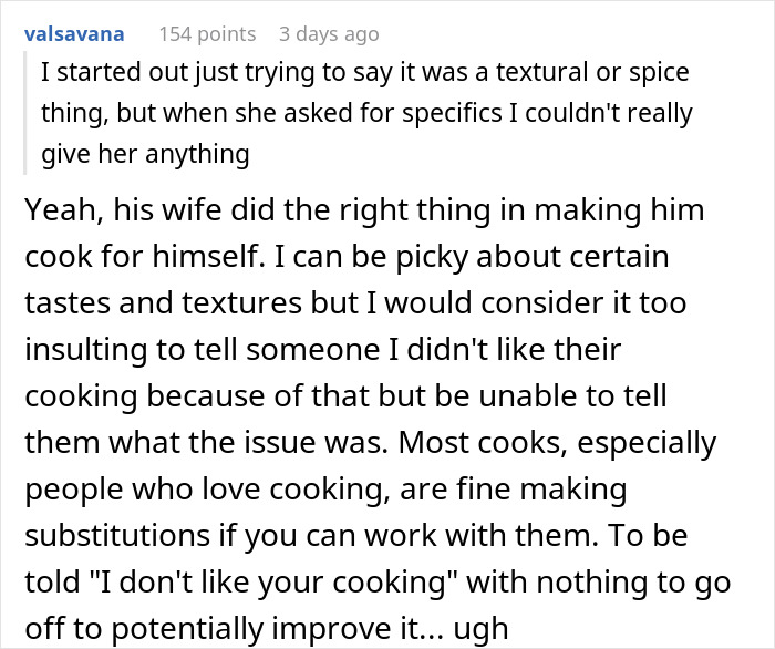 Man’s Dislike For Wife’s Cultural Cuisine Comes To Light, Changes Their Relationship Dynamic Man’s Dislike For Wife’s Cultural Cuisine Comes To Light, Changes Their Relationship Dynamic