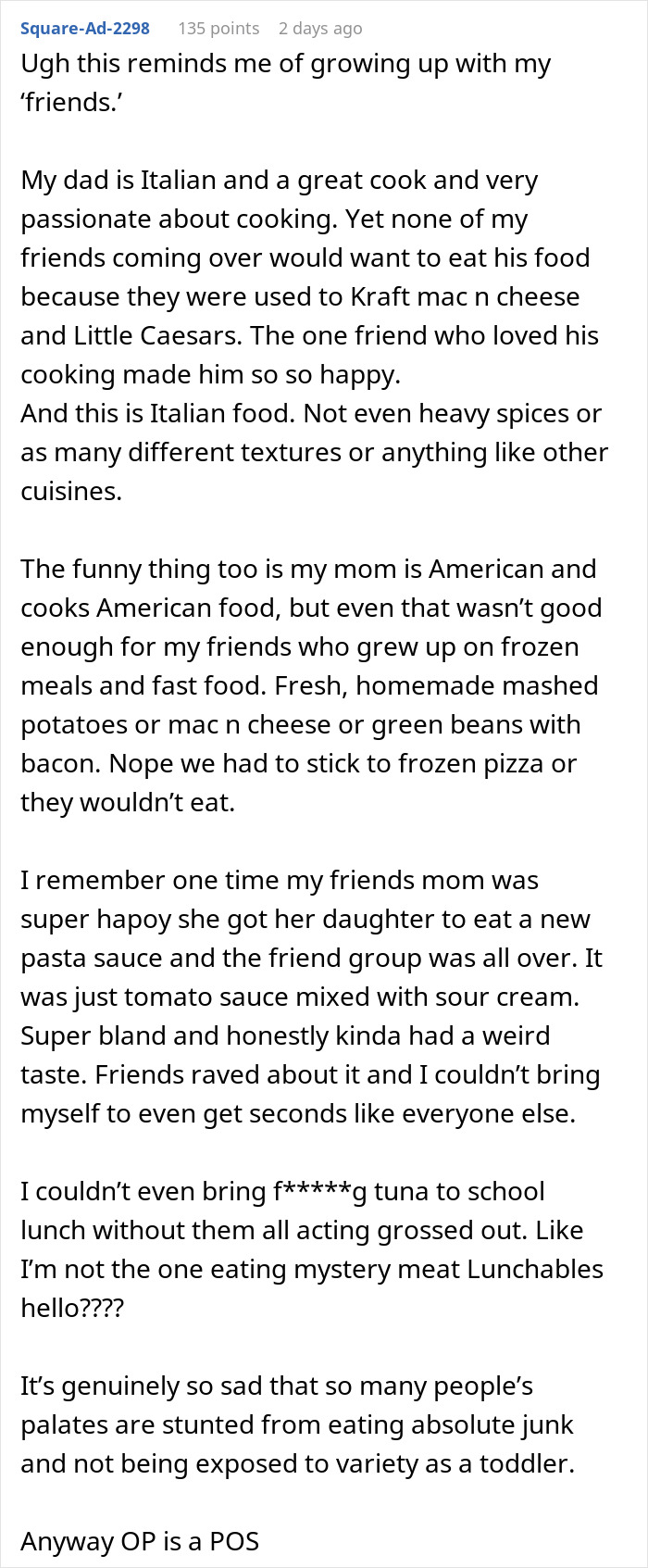 Man’s Dislike For Wife’s Cultural Cuisine Comes To Light, Changes Their Relationship Dynamic Man’s Dislike For Wife’s Cultural Cuisine Comes To Light, Changes Their Relationship Dynamic