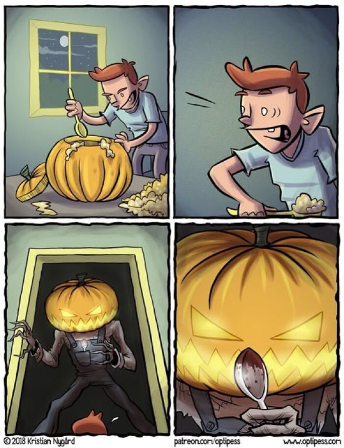 20 Funny Halloween Comics By Kristian Nygård That Give Horror A Hilarious Twist 20 Funny Halloween Comics By Kristian Nygård That Give Horror A Hilarious Twist
