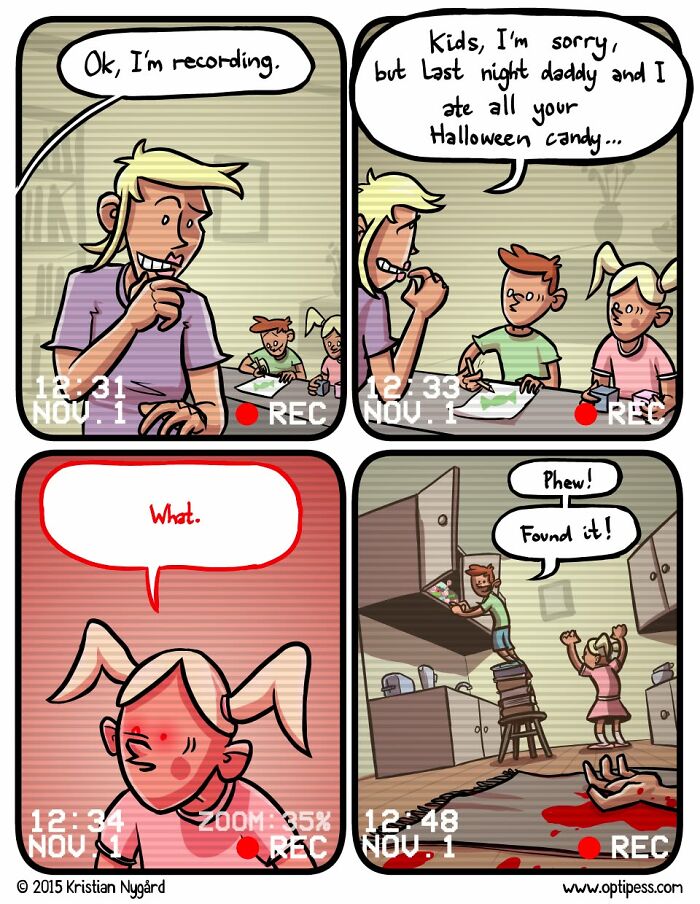 20 Funny Halloween Comics By Kristian Nygård That Give Horror A Hilarious Twist 20 Funny Halloween Comics By Kristian Nygård That Give Horror A Hilarious Twist