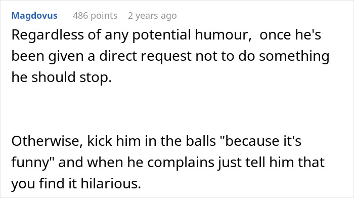 Husband Pulls Wife’s Pants Down As A Joke, Then Refuses To Promise He Won’t Do It Again Husband Pulls Wife’s Pants Down As A Joke, Then Refuses To Promise He Won’t Do It Again