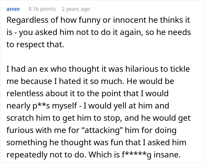 Husband Pulls Wife’s Pants Down As A Joke, Then Refuses To Promise He Won’t Do It Again Husband Pulls Wife’s Pants Down As A Joke, Then Refuses To Promise He Won’t Do It Again