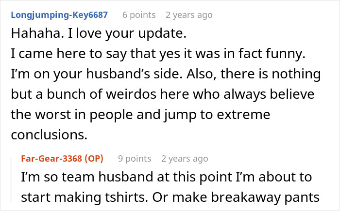 Husband Pulls Wife’s Pants Down As A Joke, Then Refuses To Promise He Won’t Do It Again Husband Pulls Wife’s Pants Down As A Joke, Then Refuses To Promise He Won’t Do It Again
