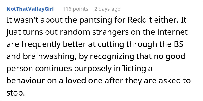 Husband Pulls Wife’s Pants Down As A Joke, Then Refuses To Promise He Won’t Do It Again Husband Pulls Wife’s Pants Down As A Joke, Then Refuses To Promise He Won’t Do It Again