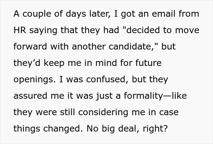 Woman Lands Her Dream Job, Then A Few Days Later The Offer Suddenly Goes To Her Best Friend