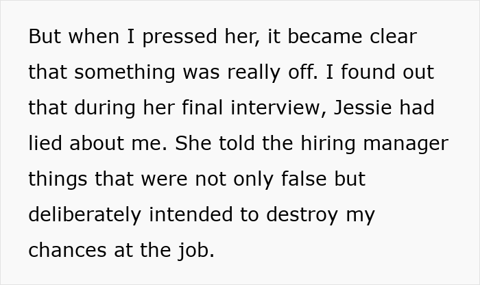Woman Lands Her Dream Job, Then A Few Days Later The Offer Suddenly Goes To Her Best Friend