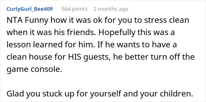 Husband Says Cleaning For Guests Is Pointless Until The Guests Are His Husband Says Cleaning For Guests Is Pointless Until The Guests Are His