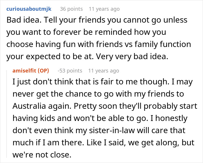 Guy Chooses Australia Trip Over SIL’s Wedding, Ends Up With Two Relationships In Trouble Instead Of One Guy Chooses Australia Trip Over SIL’s Wedding, Ends Up With Two Relationships In Trouble Instead Of One