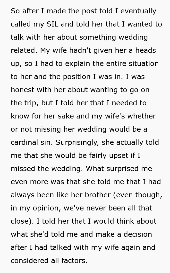Guy Chooses Australia Trip Over SIL’s Wedding, Ends Up With Two Relationships In Trouble Instead Of One Guy Chooses Australia Trip Over SIL’s Wedding, Ends Up With Two Relationships In Trouble Instead Of One