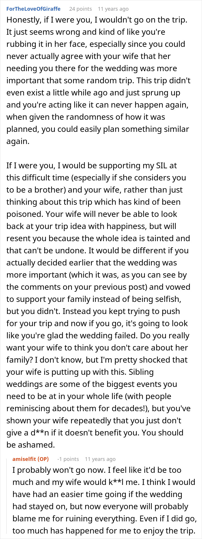 Guy Chooses Australia Trip Over SIL’s Wedding, Ends Up With Two Relationships In Trouble Instead Of One Guy Chooses Australia Trip Over SIL’s Wedding, Ends Up With Two Relationships In Trouble Instead Of One