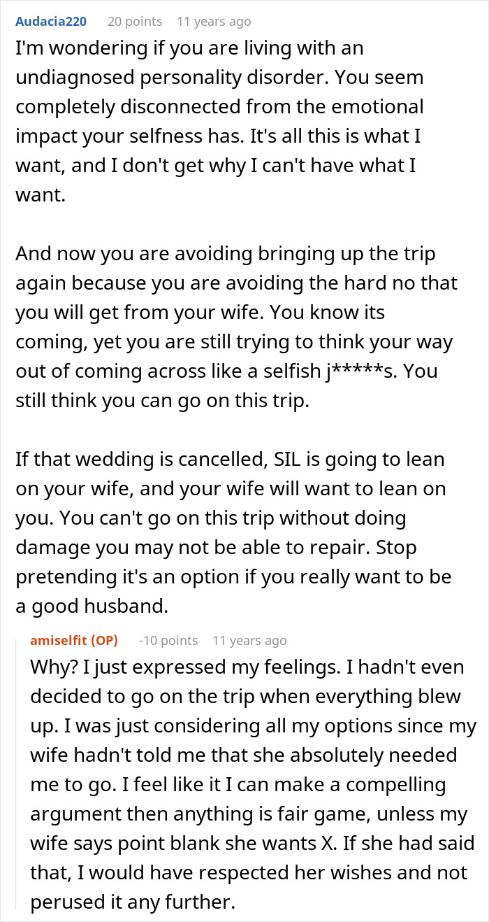Guy Chooses Australia Trip Over SIL’s Wedding, Ends Up With Two Relationships In Trouble Instead Of One Guy Chooses Australia Trip Over SIL’s Wedding, Ends Up With Two Relationships In Trouble Instead Of One