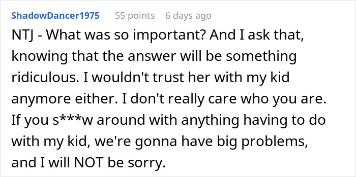 Aunt Leaves 8YO Niece Alone At School, Sends Sis A Payment Request For Past Favors After Getting Banned Aunt Leaves 8YO Niece Alone At School, Sends Sis A Payment Request For Past Favors After Getting Banned