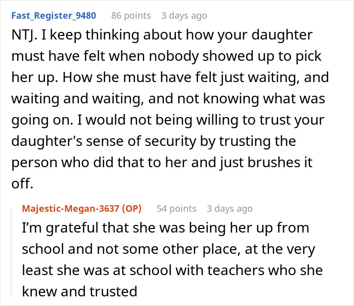 Aunt Leaves 8YO Niece Alone At School, Sends Sis A Payment Request For Past Favors After Getting Banned Aunt Leaves 8YO Niece Alone At School, Sends Sis A Payment Request For Past Favors After Getting Banned