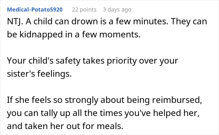 Aunt Leaves 8YO Niece Alone At School, Sends Sis A Payment Request For Past Favors After Getting Banned Aunt Leaves 8YO Niece Alone At School, Sends Sis A Payment Request For Past Favors After Getting Banned