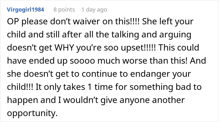 Aunt Leaves 8YO Niece Alone At School, Sends Sis A Payment Request For Past Favors After Getting Banned Aunt Leaves 8YO Niece Alone At School, Sends Sis A Payment Request For Past Favors After Getting Banned