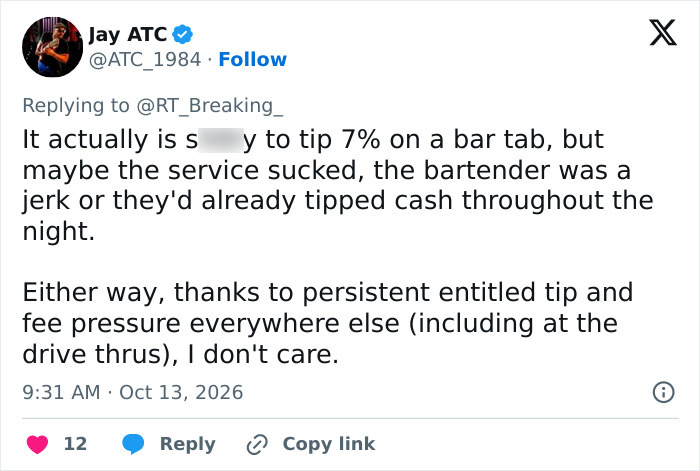 “New Level Of Entitlement”: California Bar Publicly Shames Customers Over Tip, But It Massively Backfires