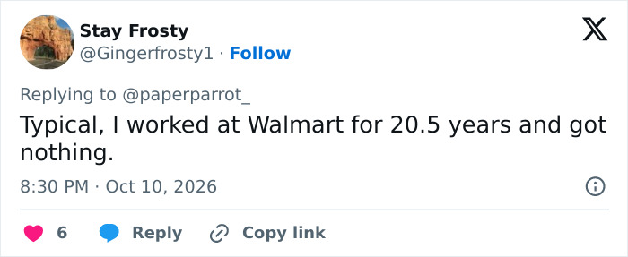 Walmart Employee Gayle Becomes Viral Poster Child For Workers’ Rage After They Discover Her Retirement Gift Walmart Employee Gayle Becomes Viral Poster Child For Workers’ Rage After They Discover Her Retirement Gift