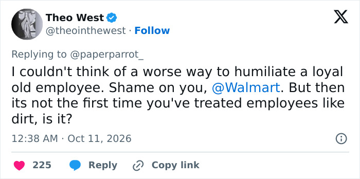 Walmart Employee Gayle Becomes Viral Poster Child For Workers’ Rage After They Discover Her Retirement Gift Walmart Employee Gayle Becomes Viral Poster Child For Workers’ Rage After They Discover Her Retirement Gift