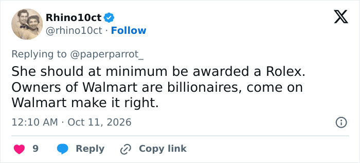 Walmart Employee Gayle Becomes Viral Poster Child For Workers’ Rage After They Discover Her Retirement Gift Walmart Employee Gayle Becomes Viral Poster Child For Workers’ Rage After They Discover Her Retirement Gift