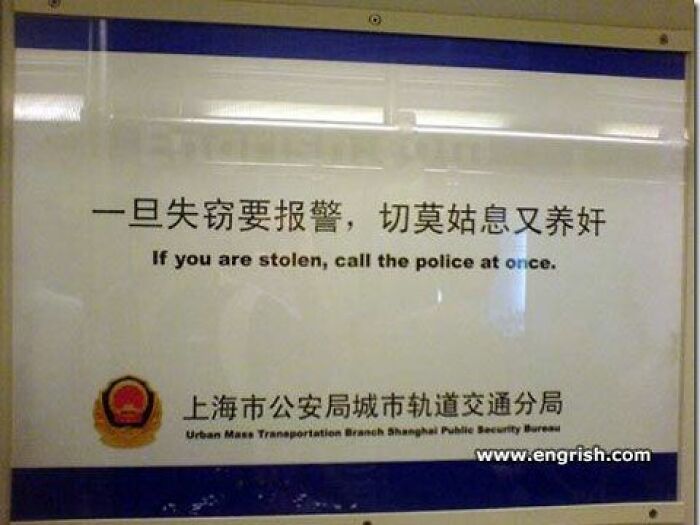 49 Translation Fails That Gave Ordinary Signs A Very Unexpected Meaning