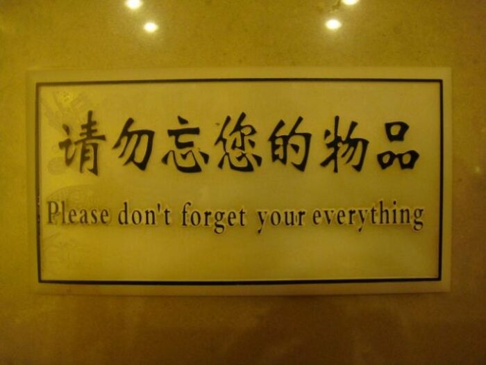 49 Translation Fails That Gave Ordinary Signs A Very Unexpected Meaning