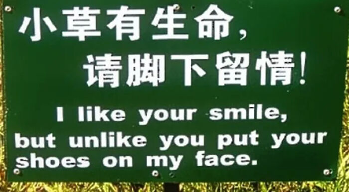 49 Translation Fails That Gave Ordinary Signs A Very Unexpected Meaning