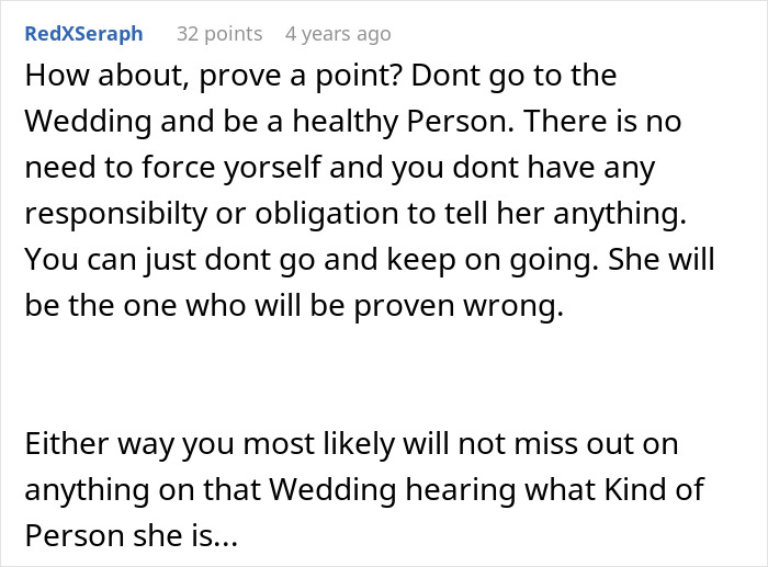 Bride-to-Be Accuses Diabetic SIL Of Losing Weight To Outshine Her, Bans Her From The Wedding For It Bride-to-Be Accuses Diabetic SIL Of Losing Weight To Outshine Her, Bans Her From The Wedding For It