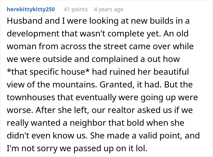 Neighbors Try To Sabotage Family&rsquo;s New Home To Save Their View, Avoid Them For 5 Years After It Fails