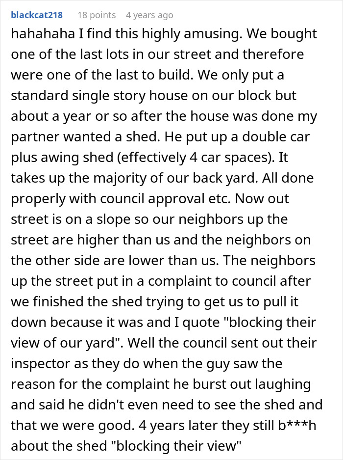 Neighbors Try To Sabotage Family&rsquo;s New Home To Save Their View, Avoid Them For 5 Years After It Fails