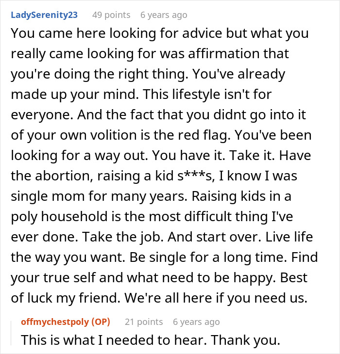Woman Makes A Drastic Life Decision After Getting Pregnant Opens Her Eyes About Her Poly Relationship Woman Makes A Drastic Life Decision After Getting Pregnant Opens Her Eyes About Her Poly Relationship