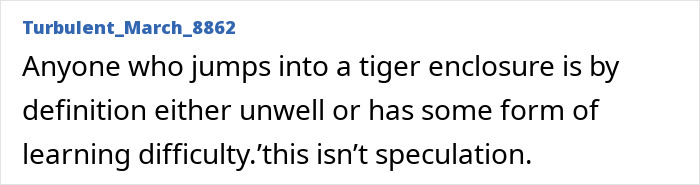 Family Of Man Who Tragically Entered Tiger Enclosure Breaks Silence After Trump’s Scandalous Video