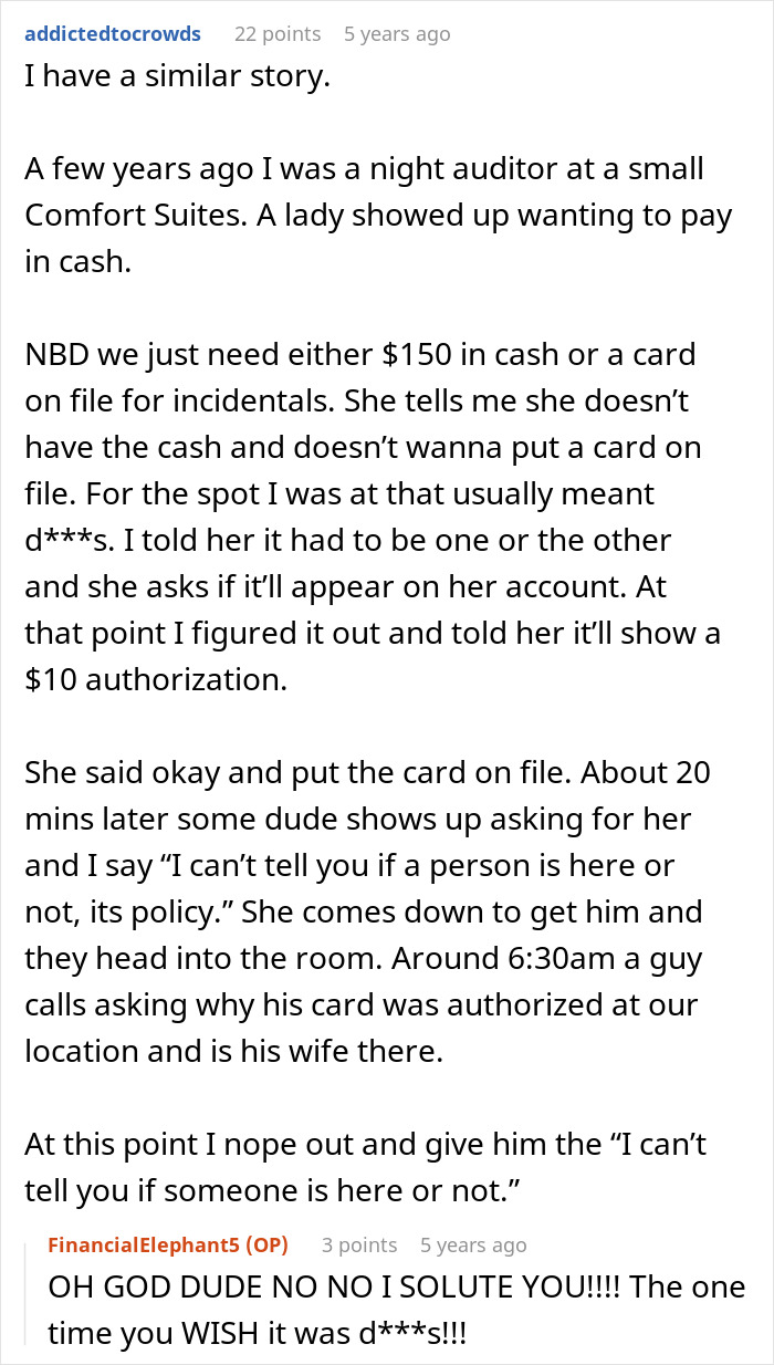 Guy Books A Hotel Room With His Mistress, Forgets His Wife Can See The Bill And Blames The Staff
