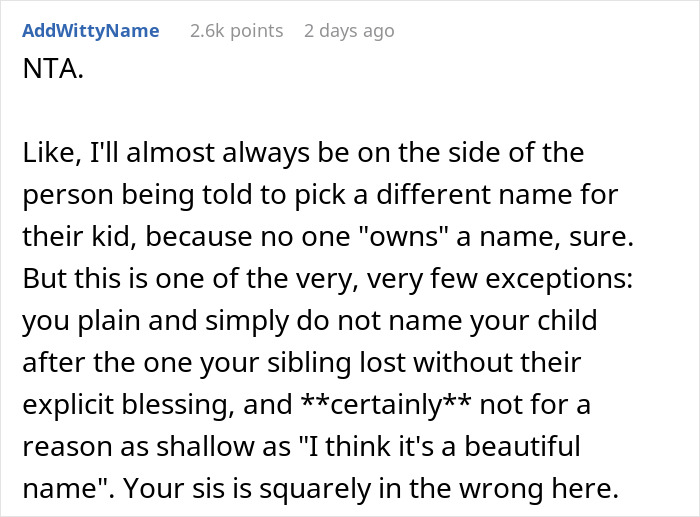 Sister’s Happy Pregnancy Turns Sour After She Reveals The Name She Picked For Her Baby