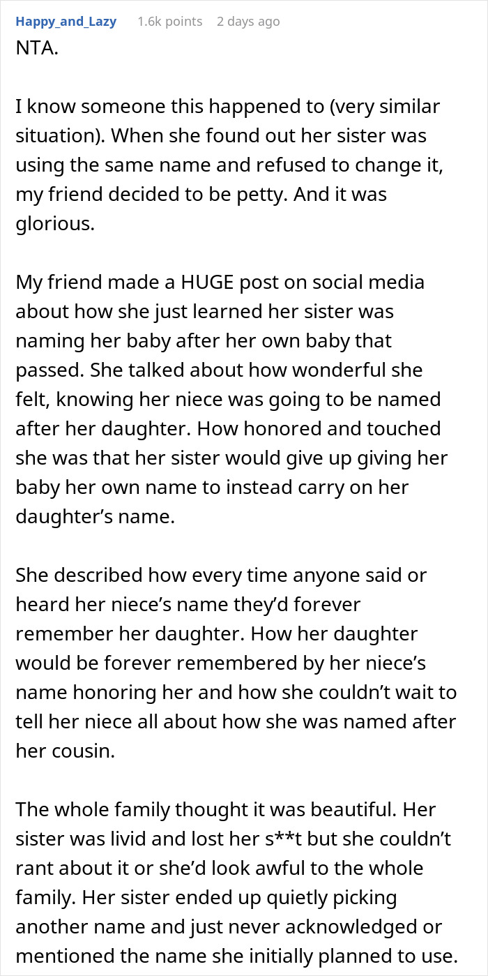 Sister’s Happy Pregnancy Turns Sour After She Reveals The Name She Picked For Her Baby