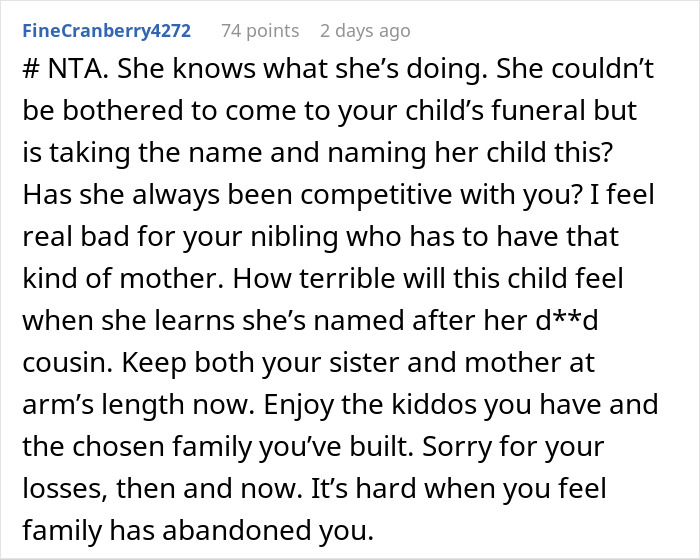 Sister’s Happy Pregnancy Turns Sour After She Reveals The Name She Picked For Her Baby