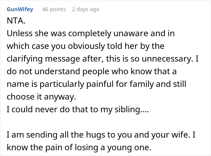 Sister’s Happy Pregnancy Turns Sour After She Reveals The Name She Picked For Her Baby