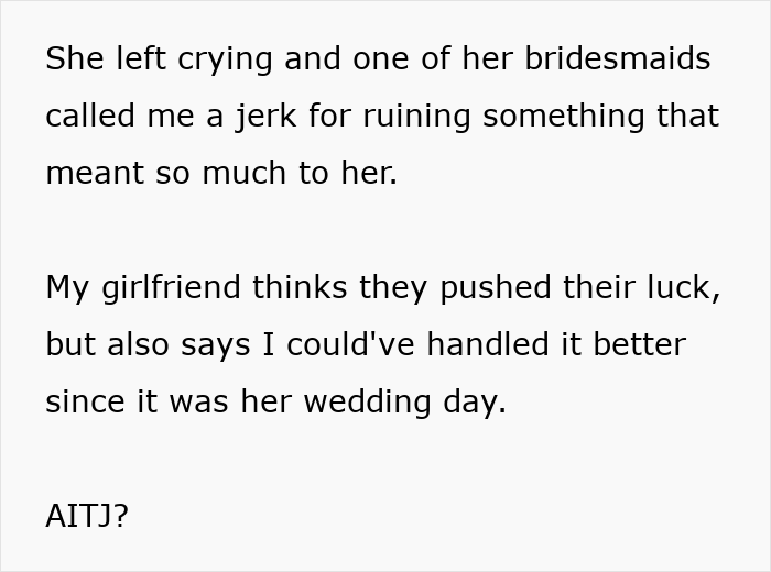 Entitled Bride Takes Over Man’s Porch For Wedding Pics, Starts Crying When He Kicks Her Out Hours Later Entitled Bride Takes Over Man’s Porch For Wedding Pics, Starts Crying When He Kicks Her Out Hours Later