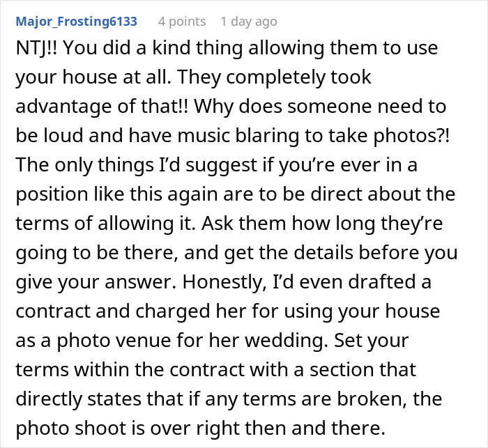 Entitled Bride Takes Over Man’s Porch For Wedding Pics, Starts Crying When He Kicks Her Out Hours Later Entitled Bride Takes Over Man’s Porch For Wedding Pics, Starts Crying When He Kicks Her Out Hours Later