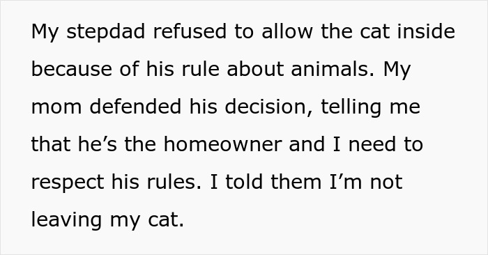 Woman Expected Stepdad To Bend His Rules For An Emergency Situation But He Doesn’t Care And Mom Agrees Woman Expected Stepdad To Bend His Rules For An Emergency Situation But He Doesn’t Care And Mom Agrees