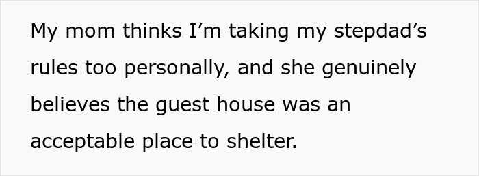 Woman Expected Stepdad To Bend His Rules For An Emergency Situation But He Doesn’t Care And Mom Agrees Woman Expected Stepdad To Bend His Rules For An Emergency Situation But He Doesn’t Care And Mom Agrees